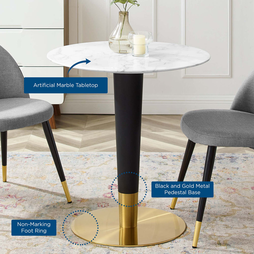 Zinque Artificial Marble Dining Table by Modway