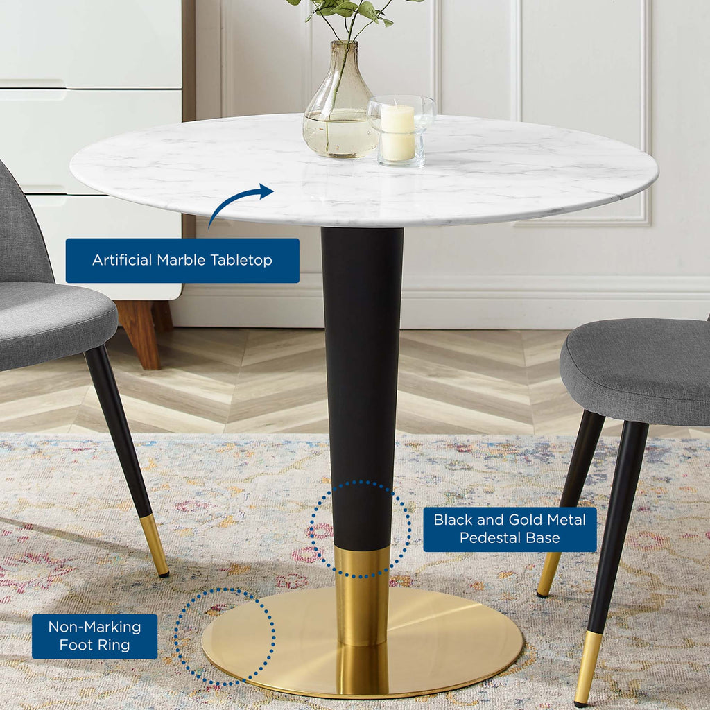 Zinque Artificial Marble Dining Table by Modway