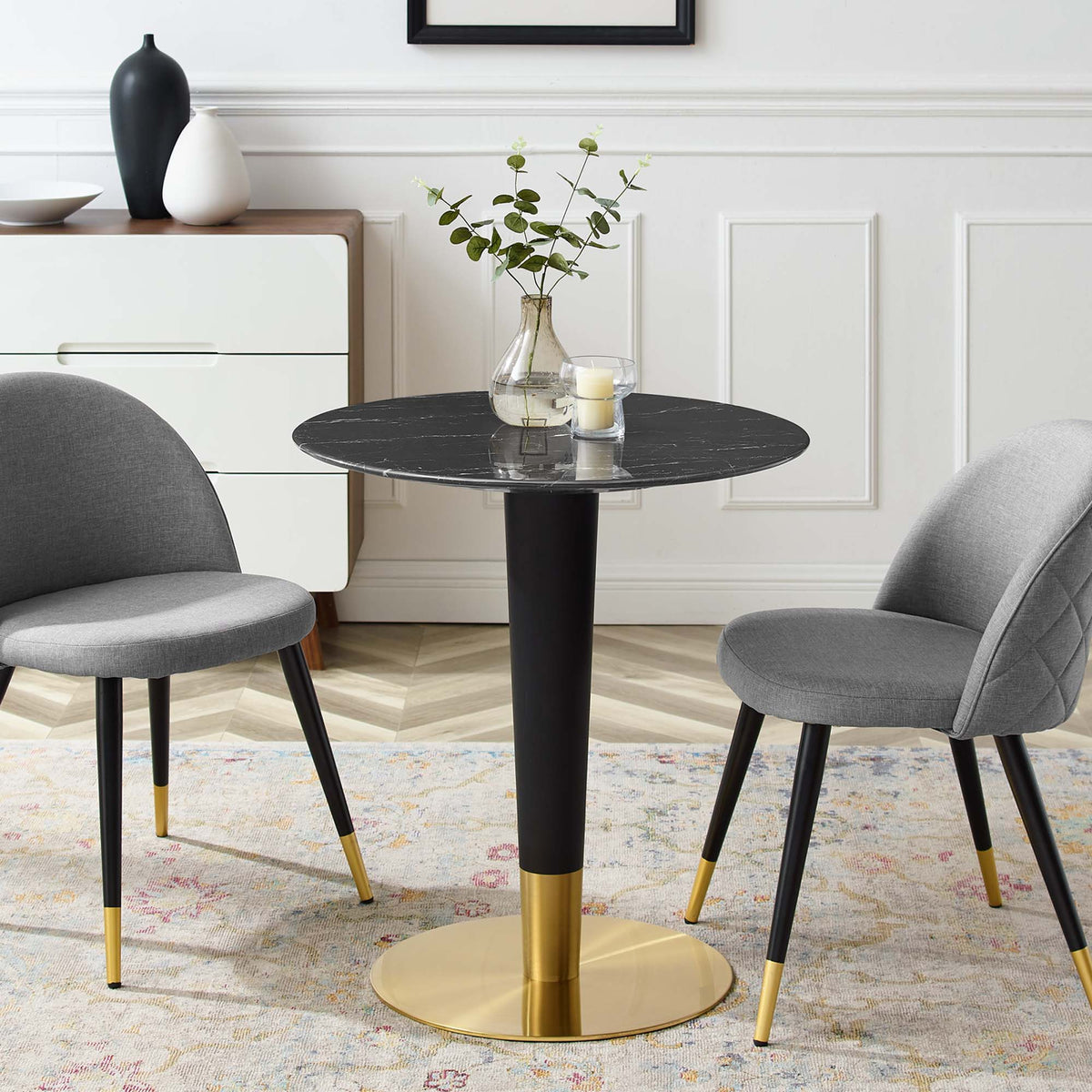 Zinque Artificial Marble Dining Table by Modway