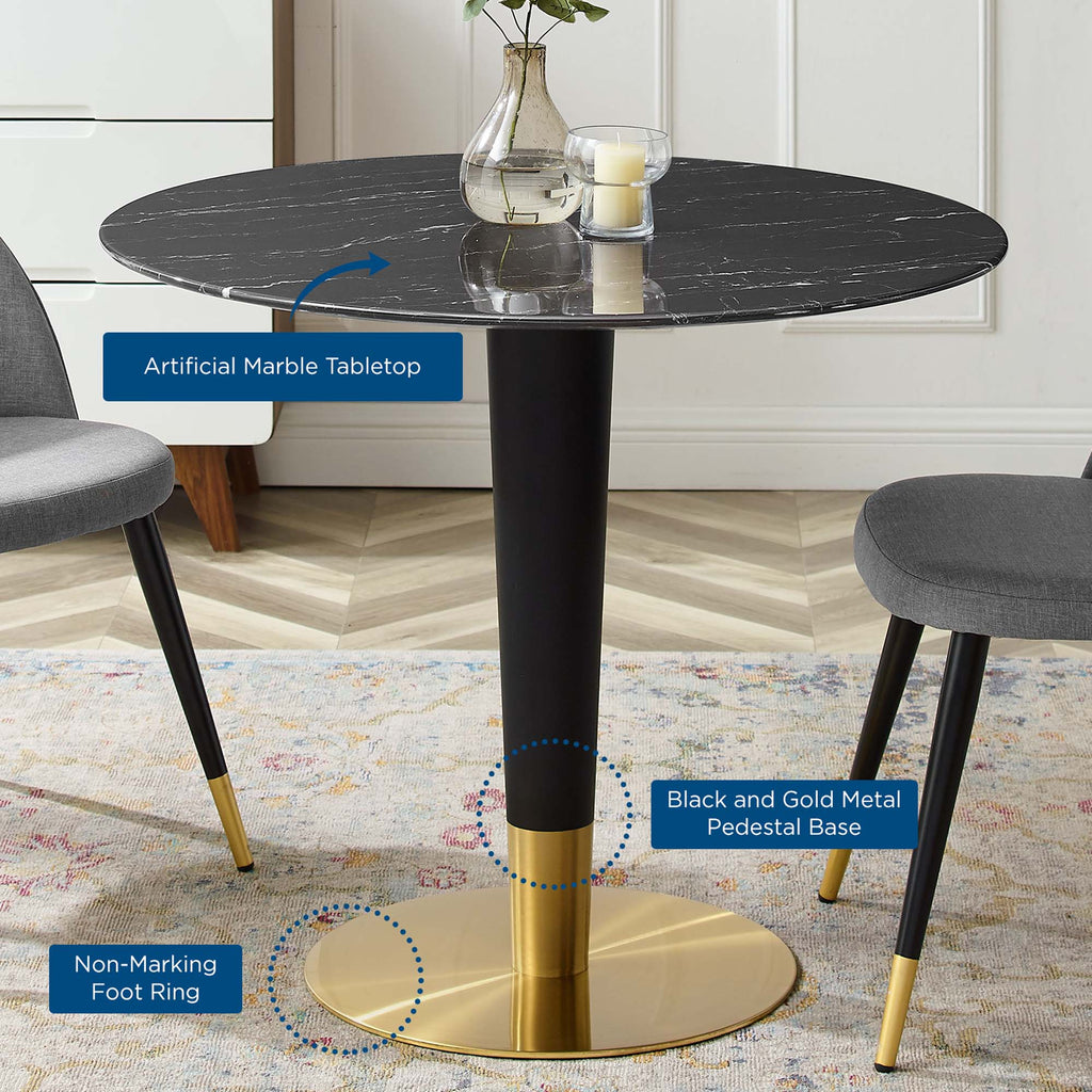 Zinque Artificial Marble Dining Table by Modway