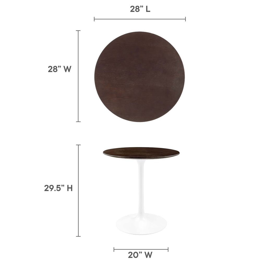 Lippa Round Wood Dining Table by Modway