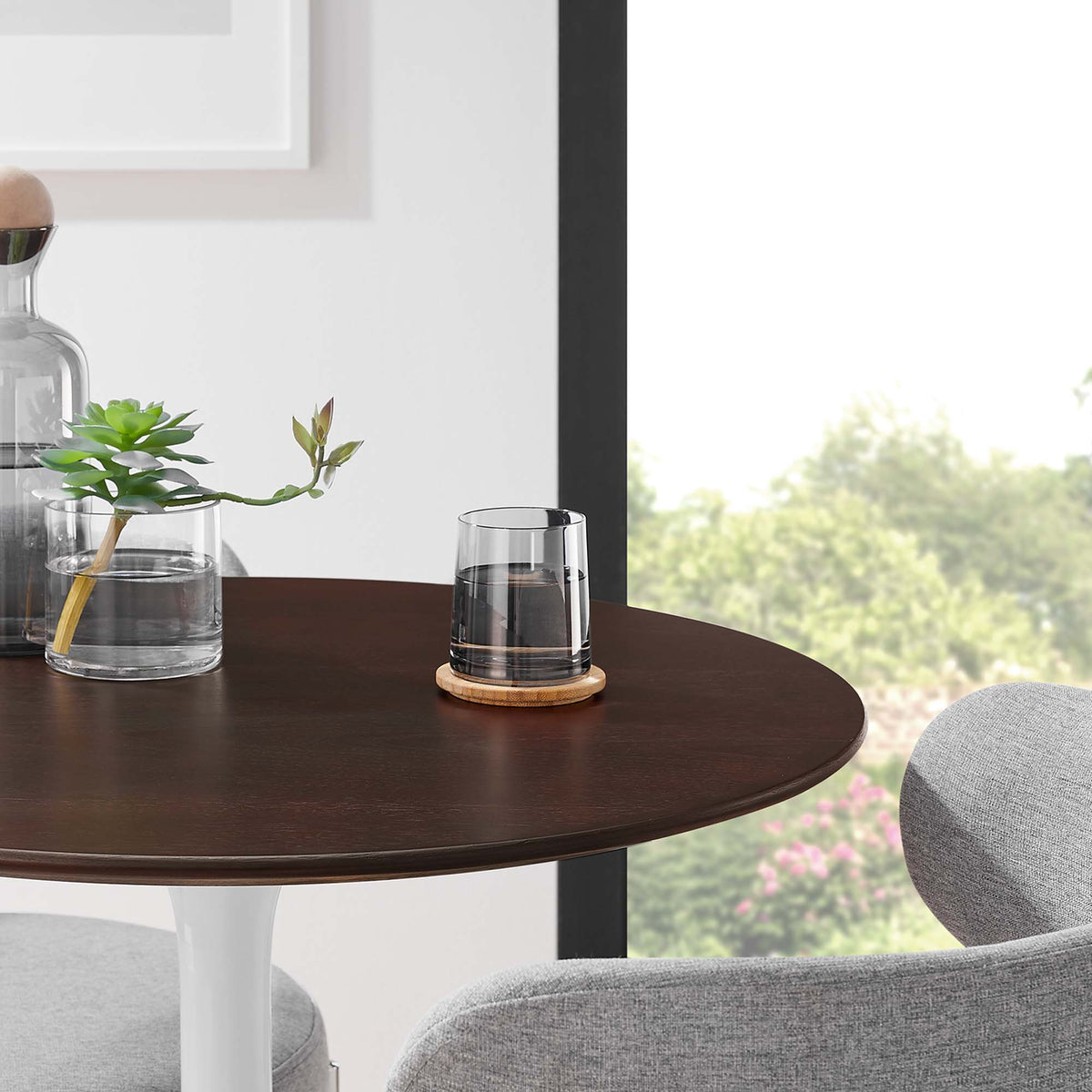 Lippa Round Wood Dining Table by Modway