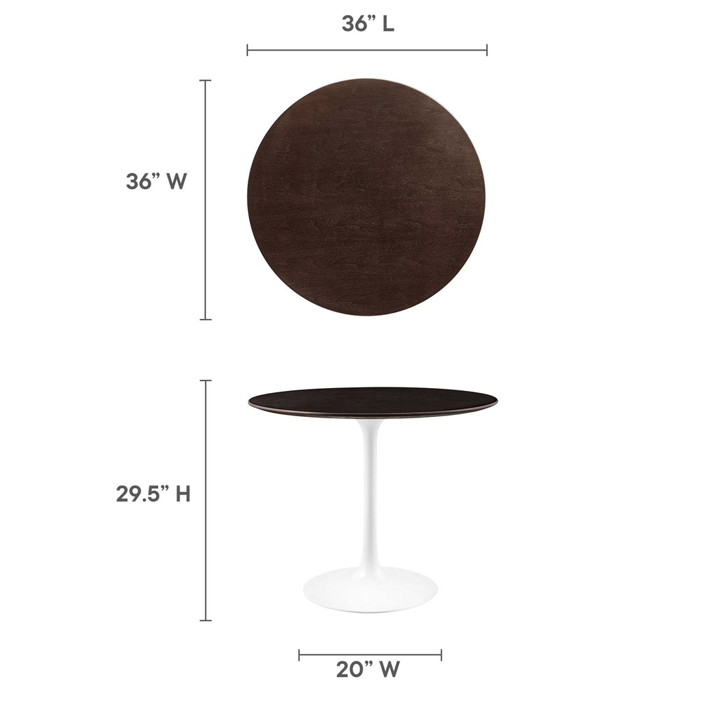 Lippa Round Wood Dining Table by Modway