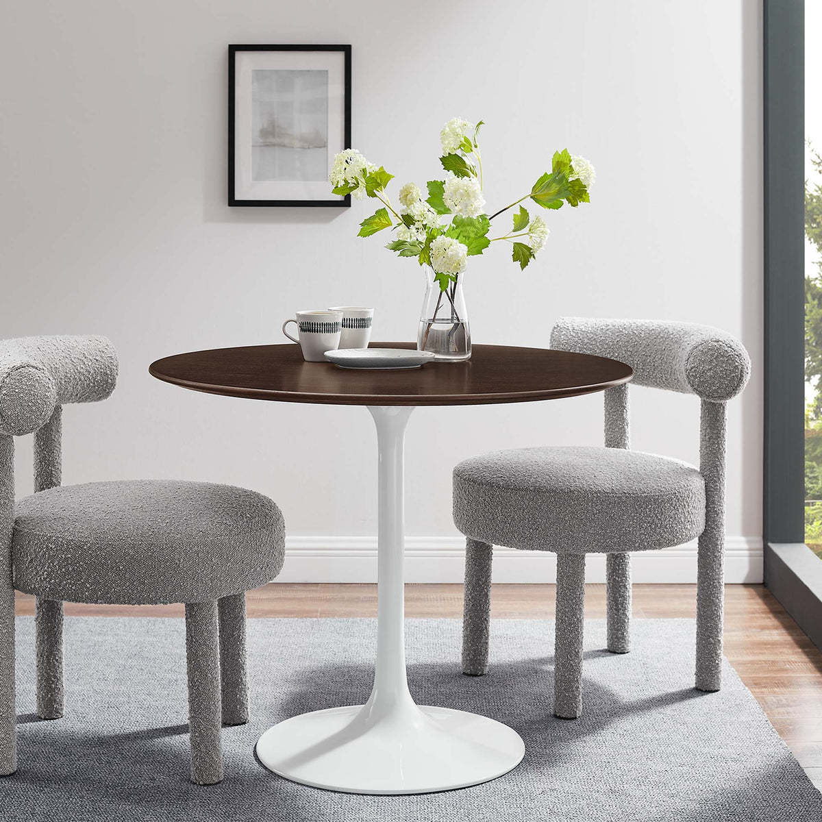 Lippa Round Wood Dining Table by Modway