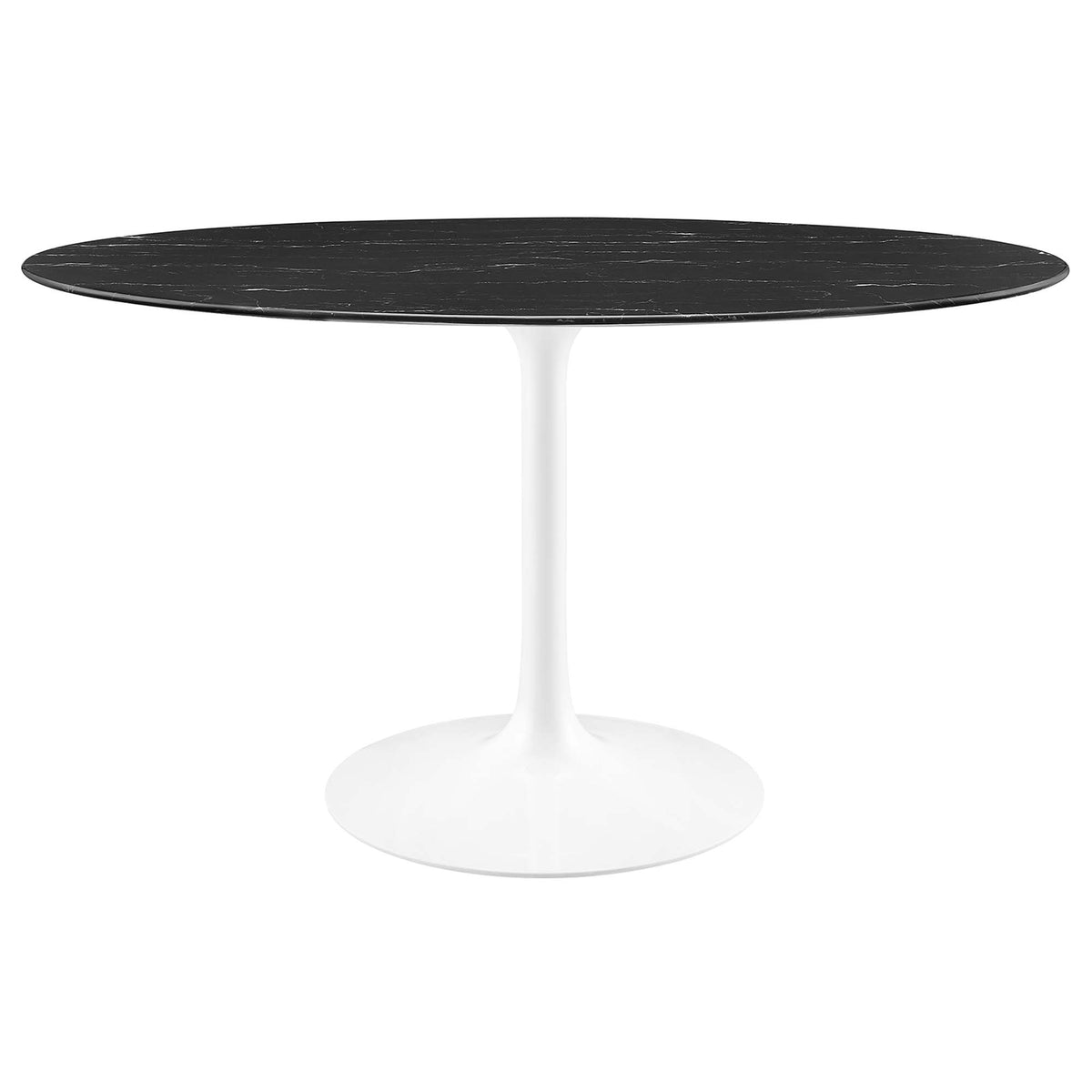 Lippa Oval Faux Marble Dining Table by Modway