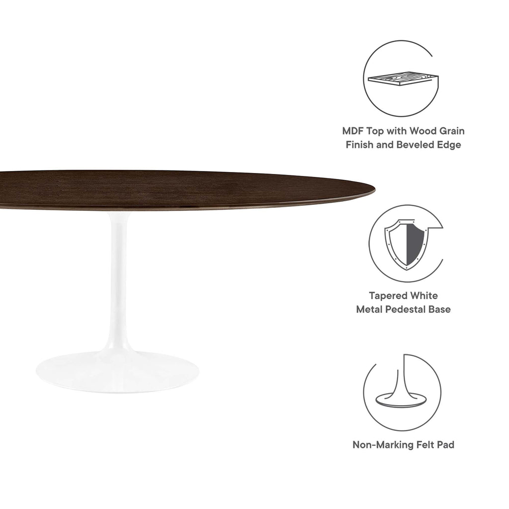 Lippa Oval Wood Dining Table by Modway