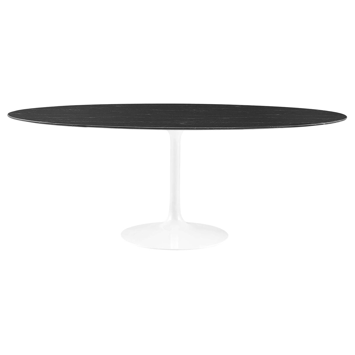 Lippa Oval Faux Marble Dining Table by Modway