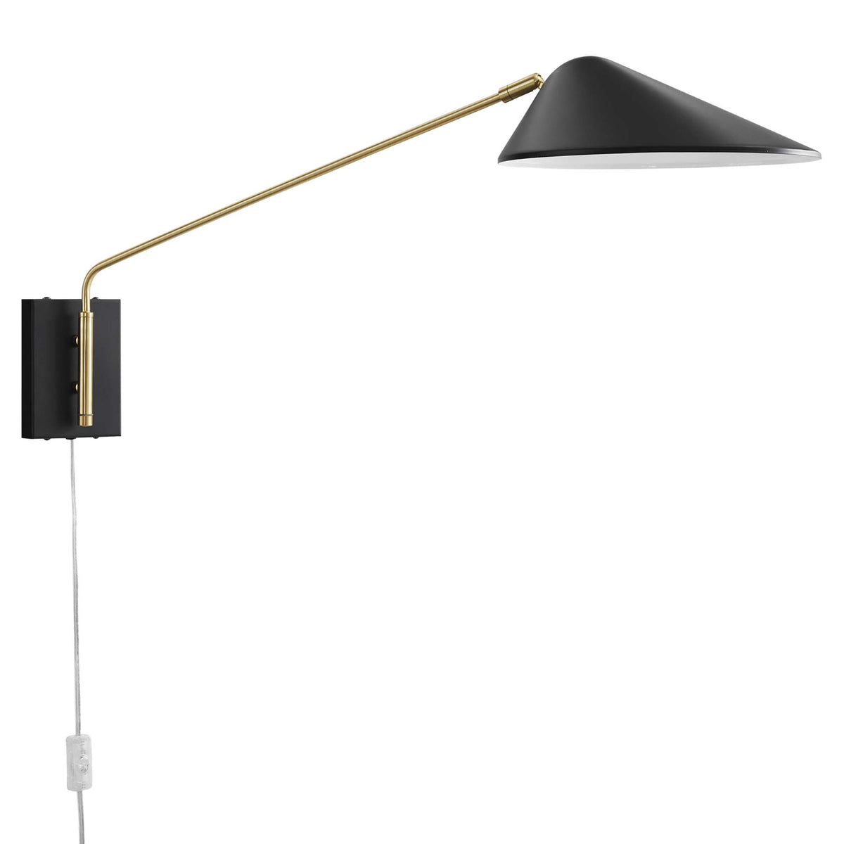 Journey Swing Arm Wall Sconce by Modway