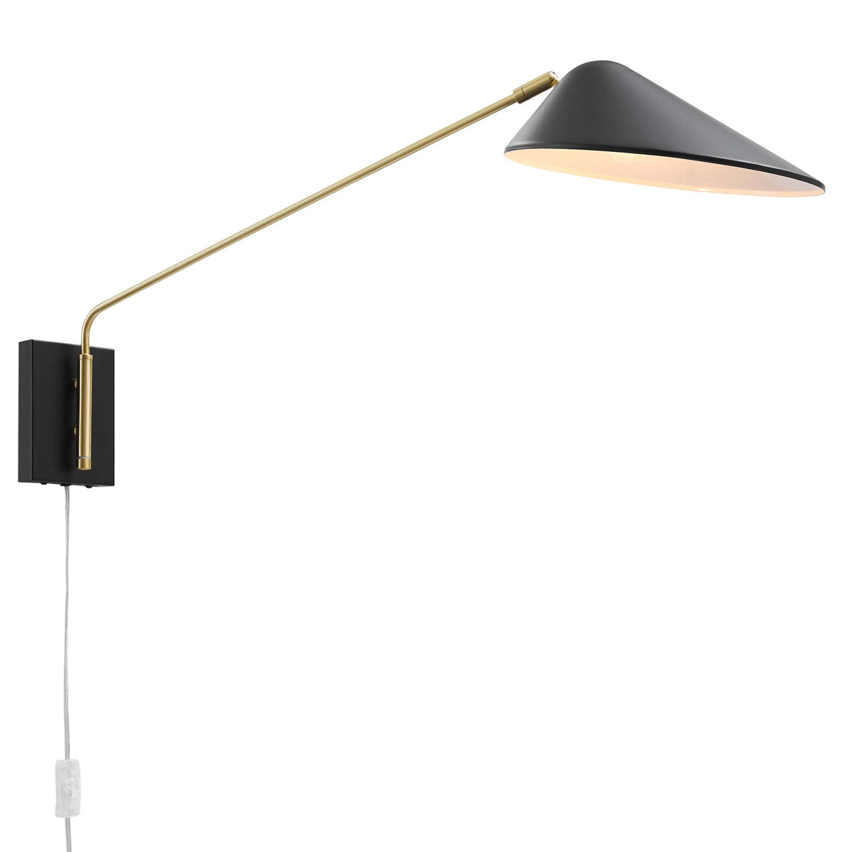 Journey Swing Arm Wall Sconce by Modway
