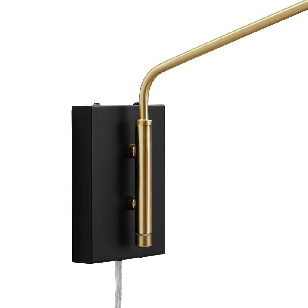 Journey Swing Arm Wall Sconce by Modway