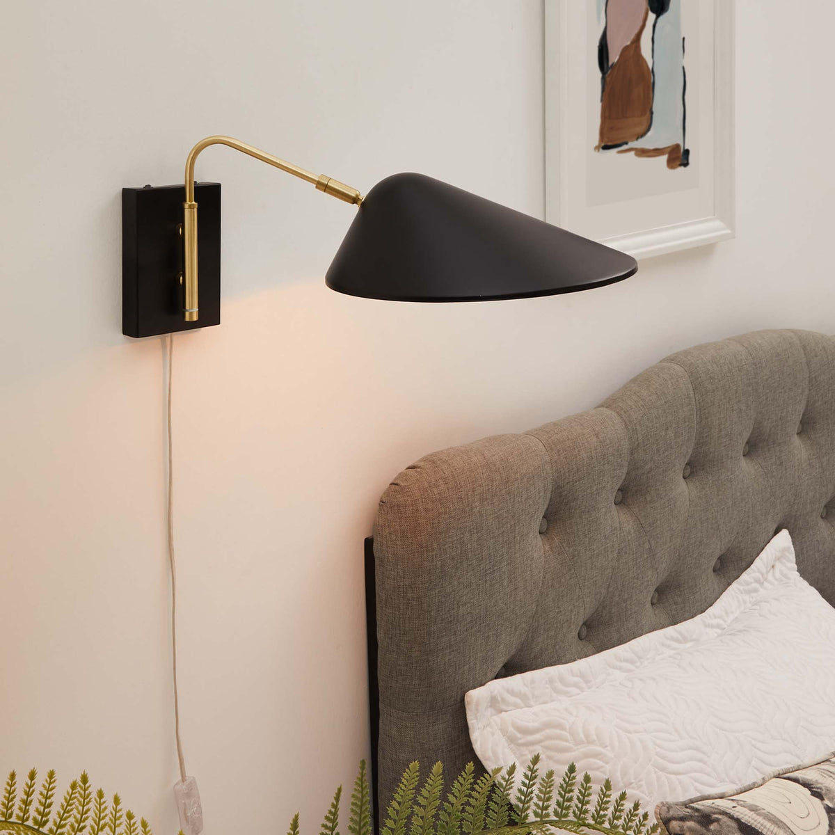 Journey Swing Arm Wall Sconce by Modway