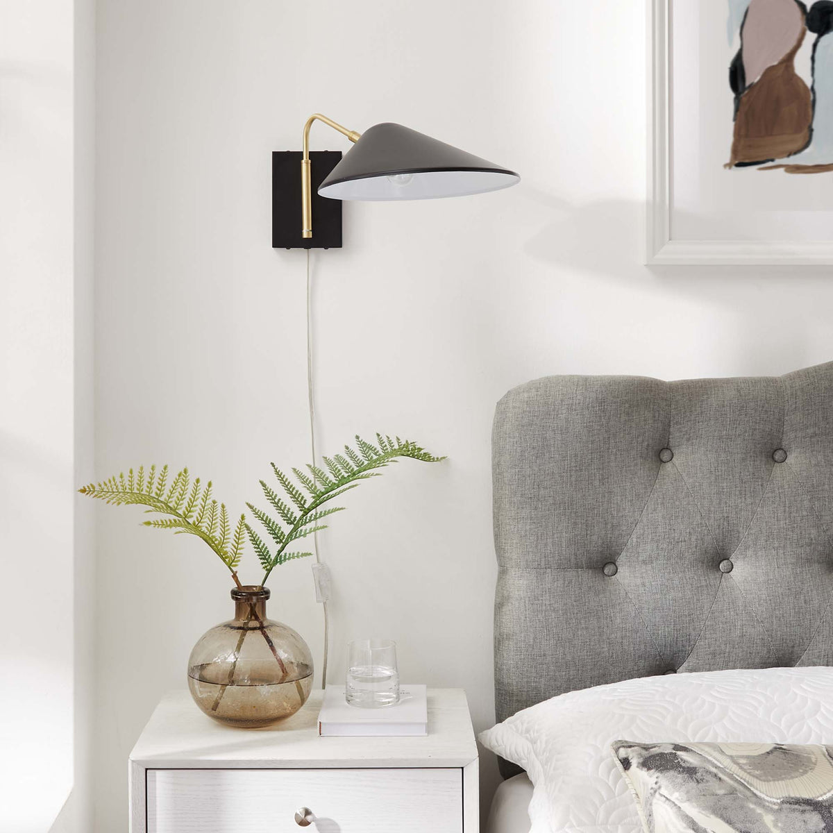 Journey Swing Arm Wall Sconce by Modway