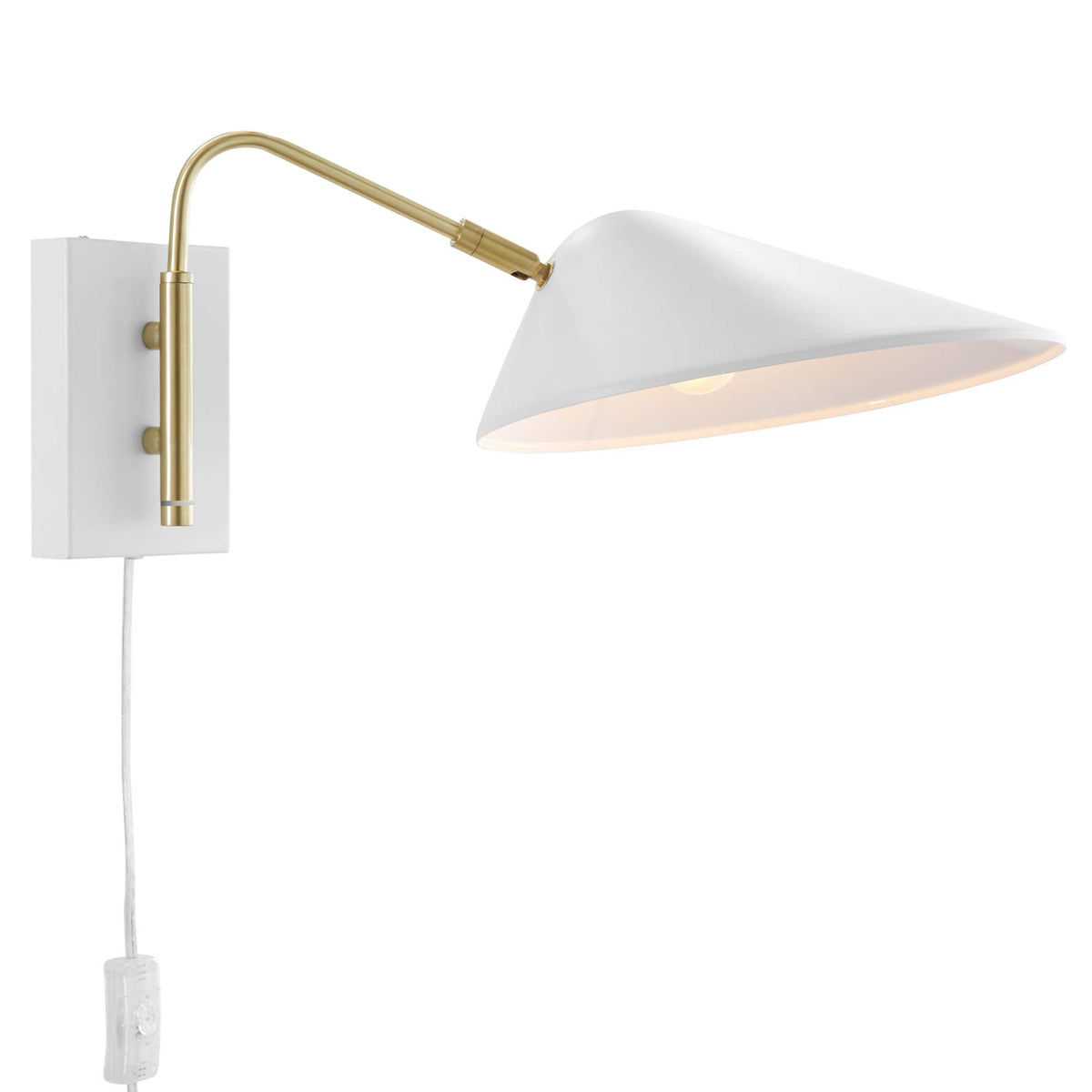 Journey Swing Arm Wall Sconce by Modway