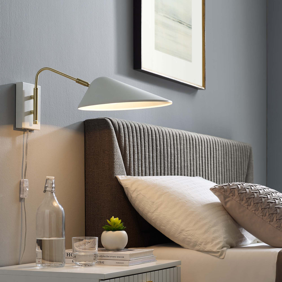 Journey Swing Arm Wall Sconce by Modway