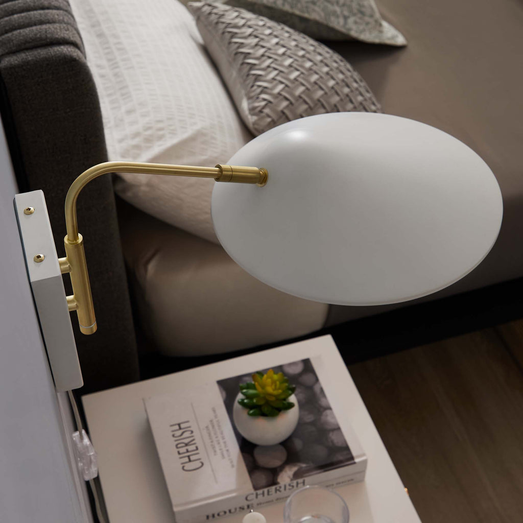 Journey Swing Arm Wall Sconce by Modway