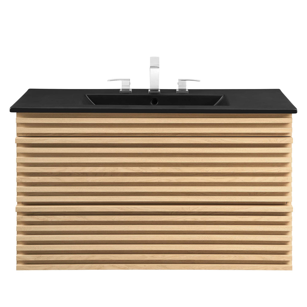 Render Wall-Mount Bathroom Vanity by Modway