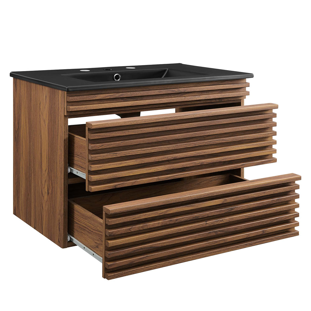 Render Wall-Mount Bathroom Vanity by Modway