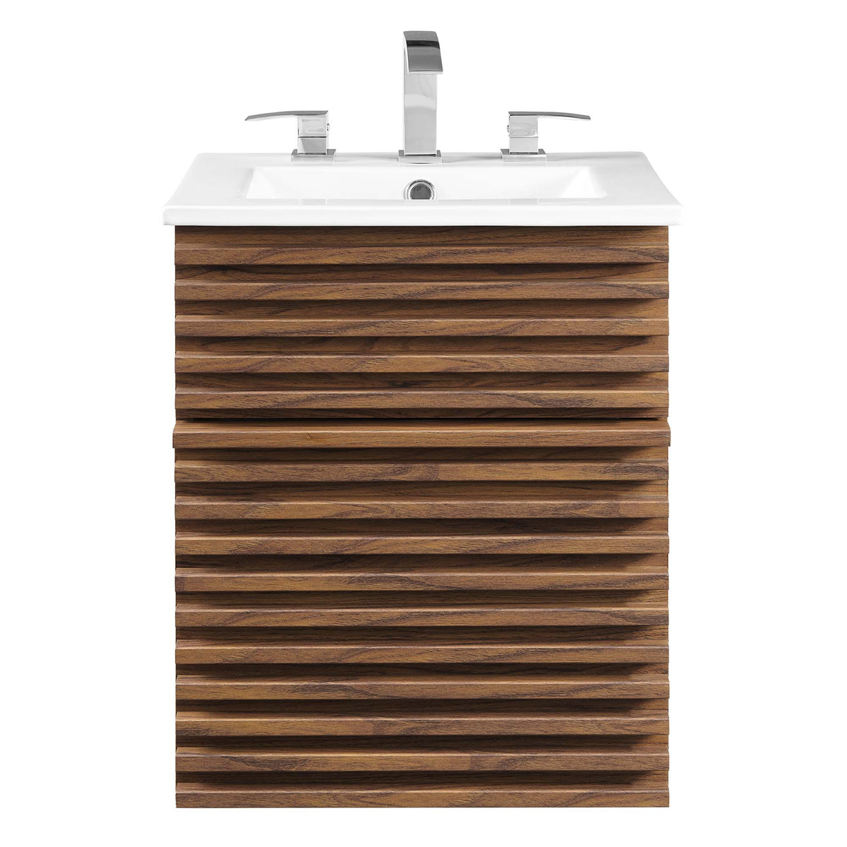 Render Wall-Mount Bathroom Vanity by Modway