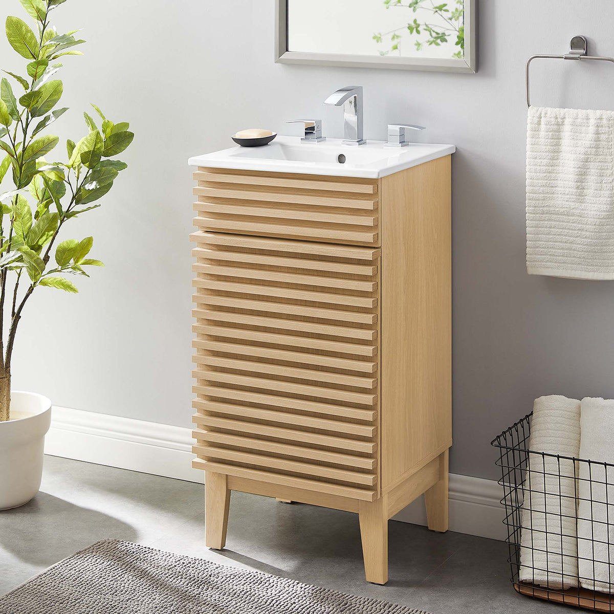 Render Bathroom Vanity Cabinet by Modway