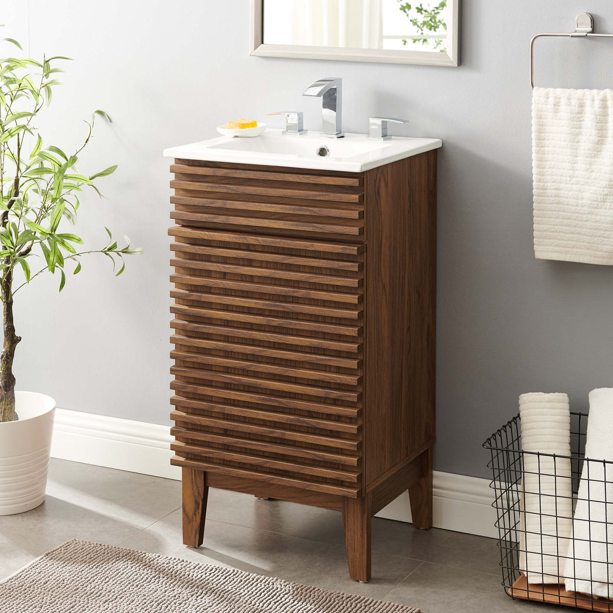 Render Bathroom Vanity Cabinet by Modway