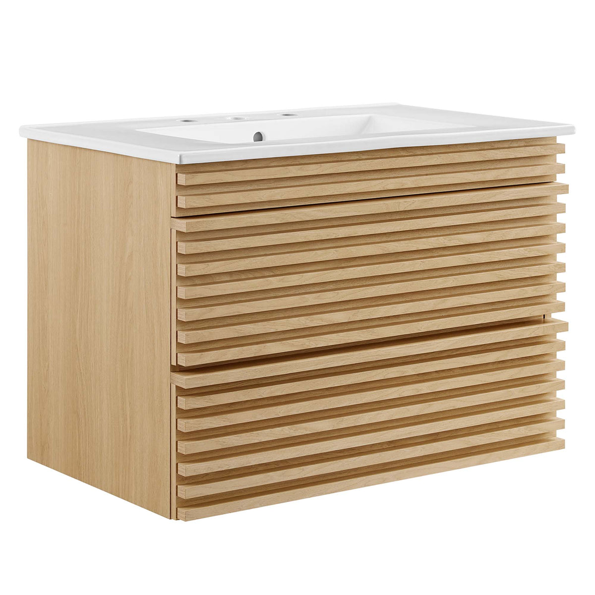 Render Wall-Mount Bathroom Vanity by Modway