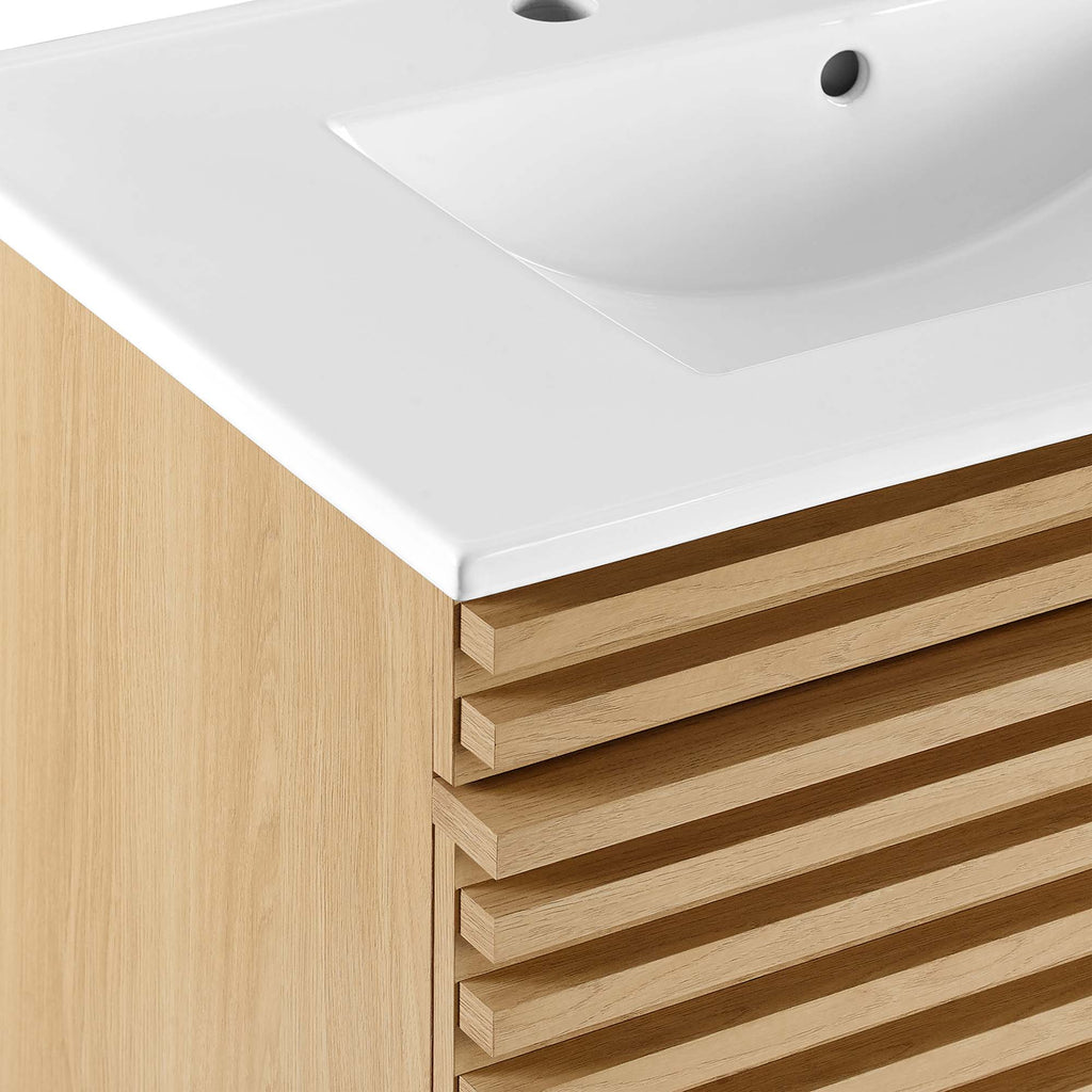 Render Wall-Mount Bathroom Vanity by Modway