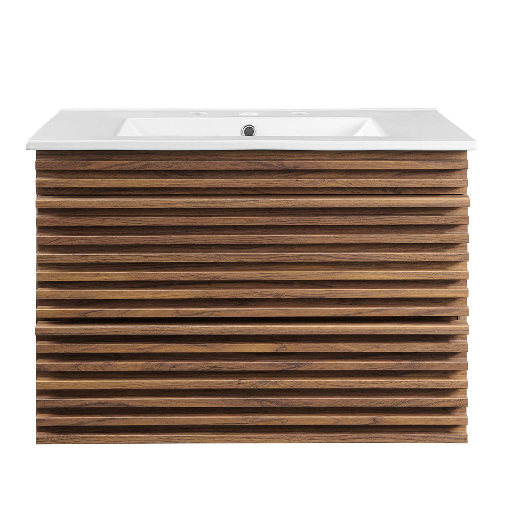 Render Wall-Mount Bathroom Vanity by Modway