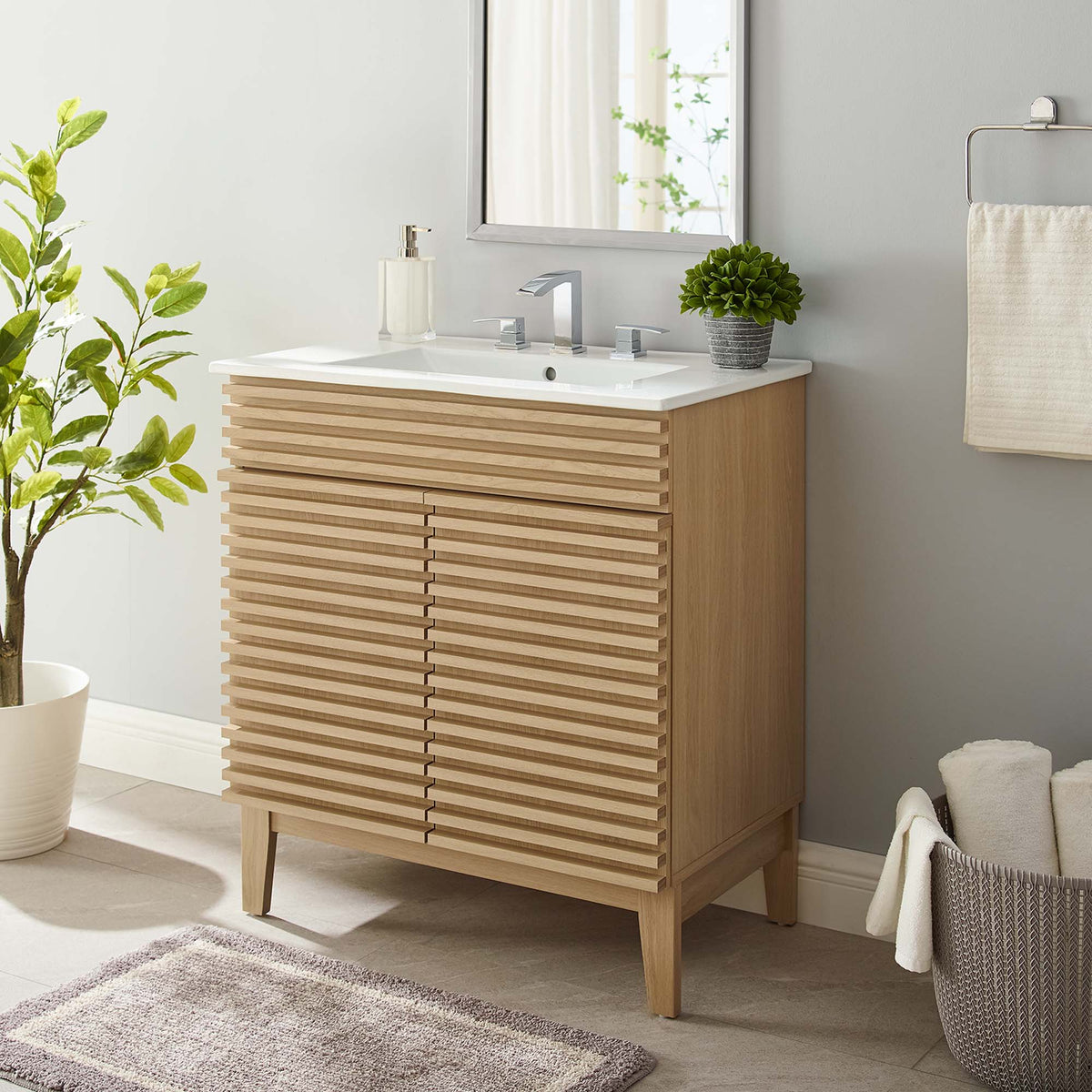 Render Bathroom Vanity Cabinet by Modway