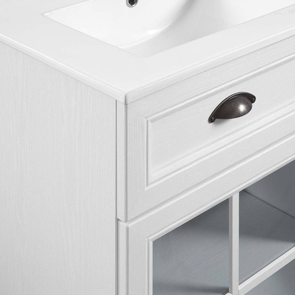 Isle 48" Double Bathroom Vanity Cabinet by Modway