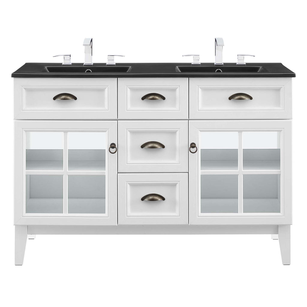 Isle 48" Double Bathroom Vanity Cabinet by Modway