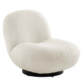 Kindred Boucle Upholstered Upholstered Fabric Swivel Chair by Modway