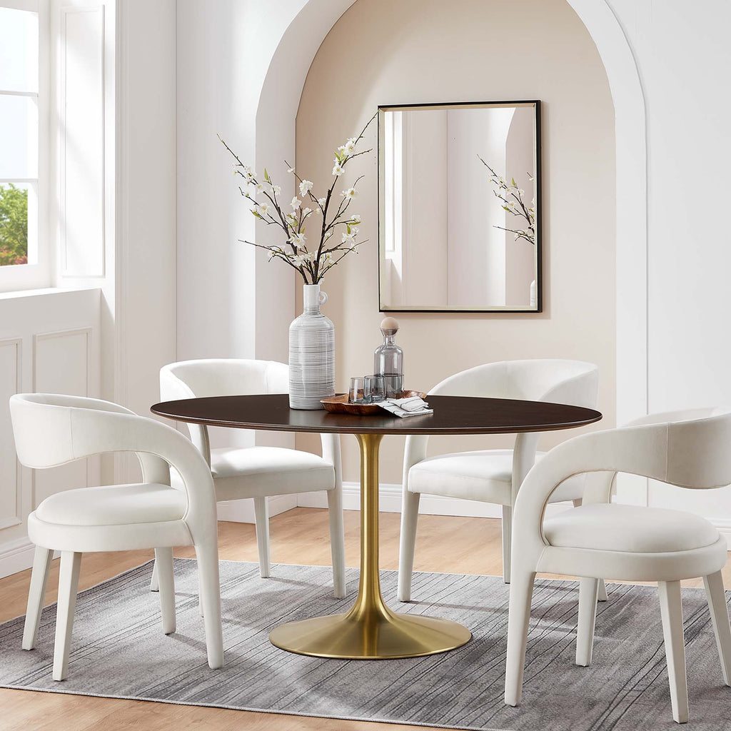 Lippa Oval Wood Dining Table by Modway