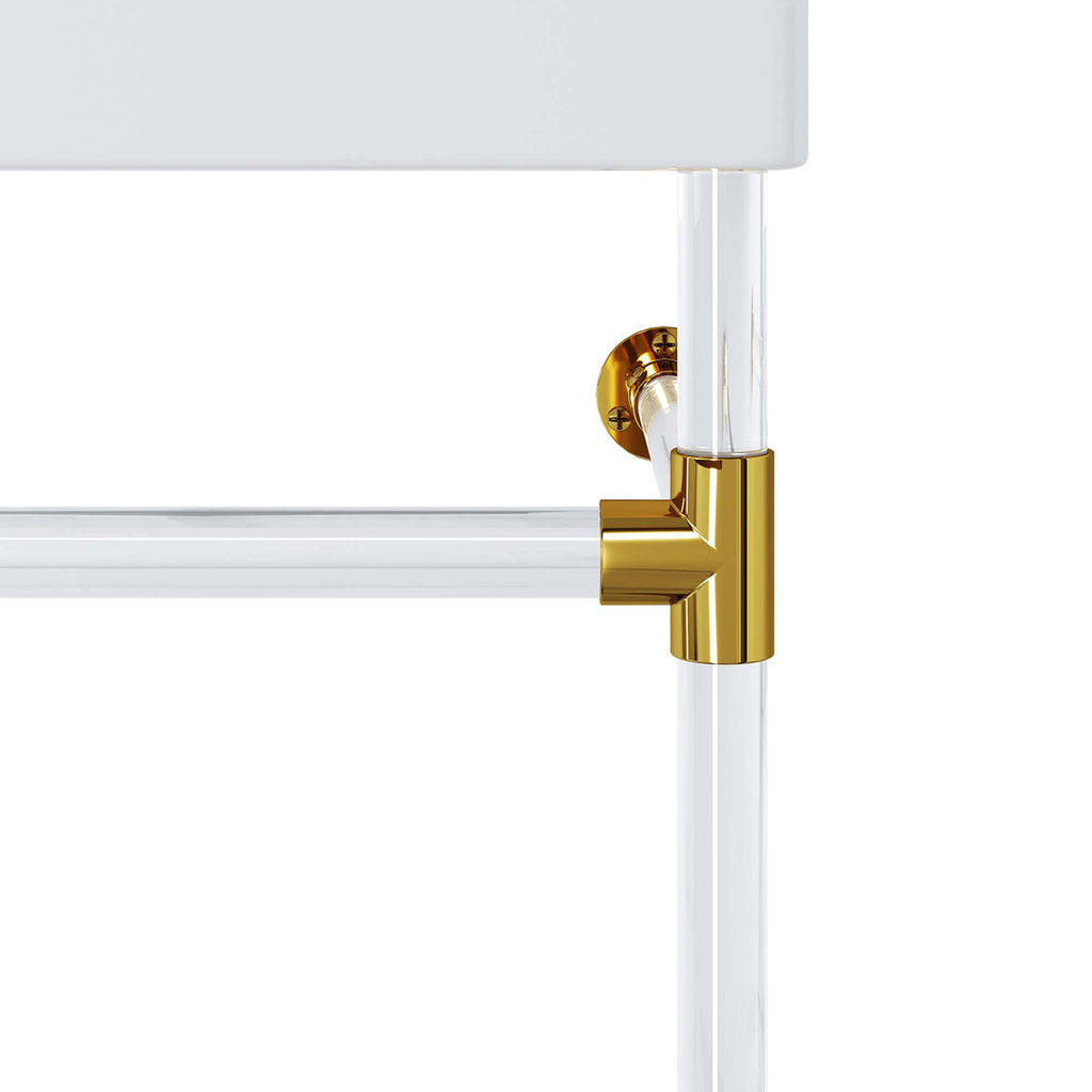 Redeem 24" Acrylic Wall-Mount Bathroom Vanity by Modway