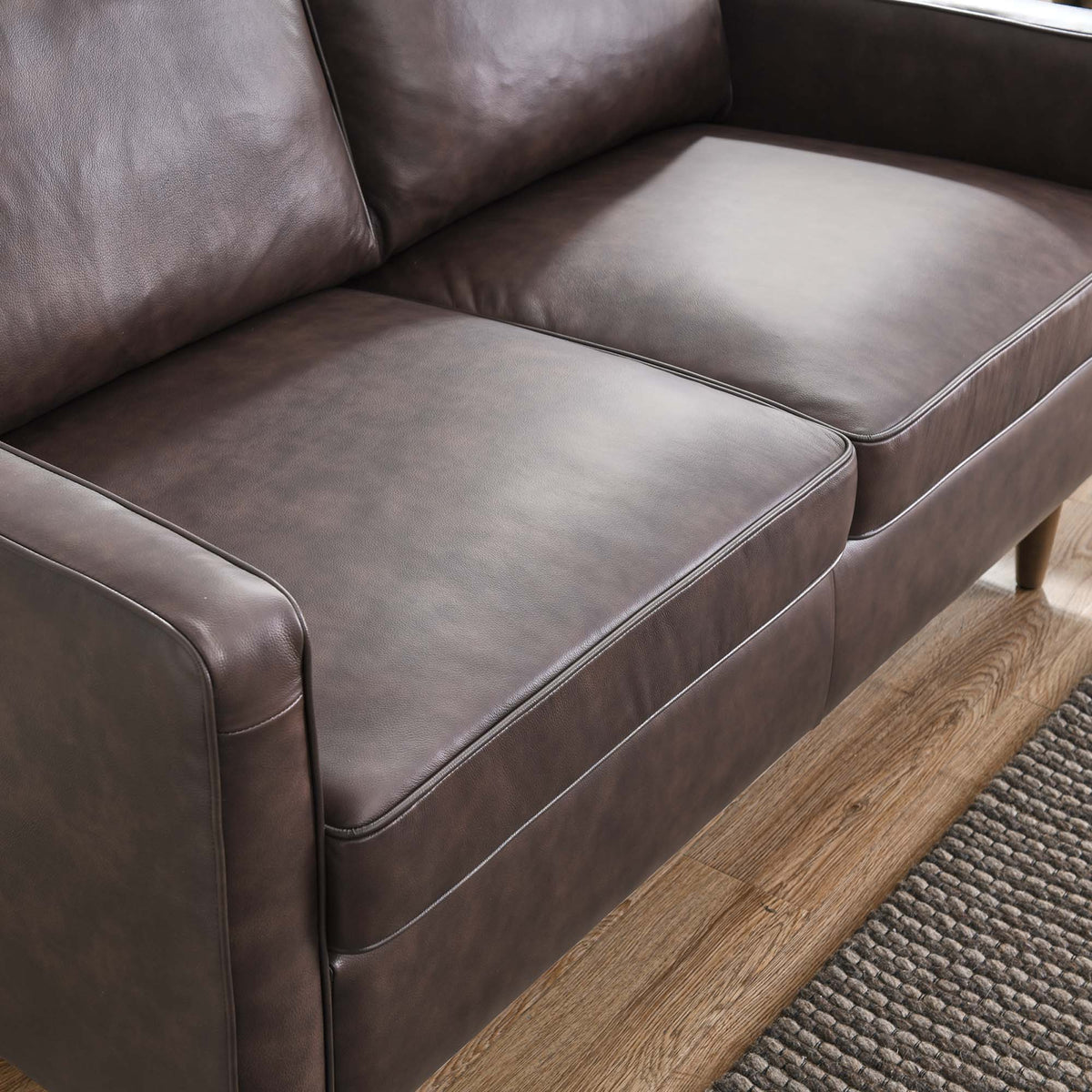 Impart Genuine Leather Loveseat by Modway