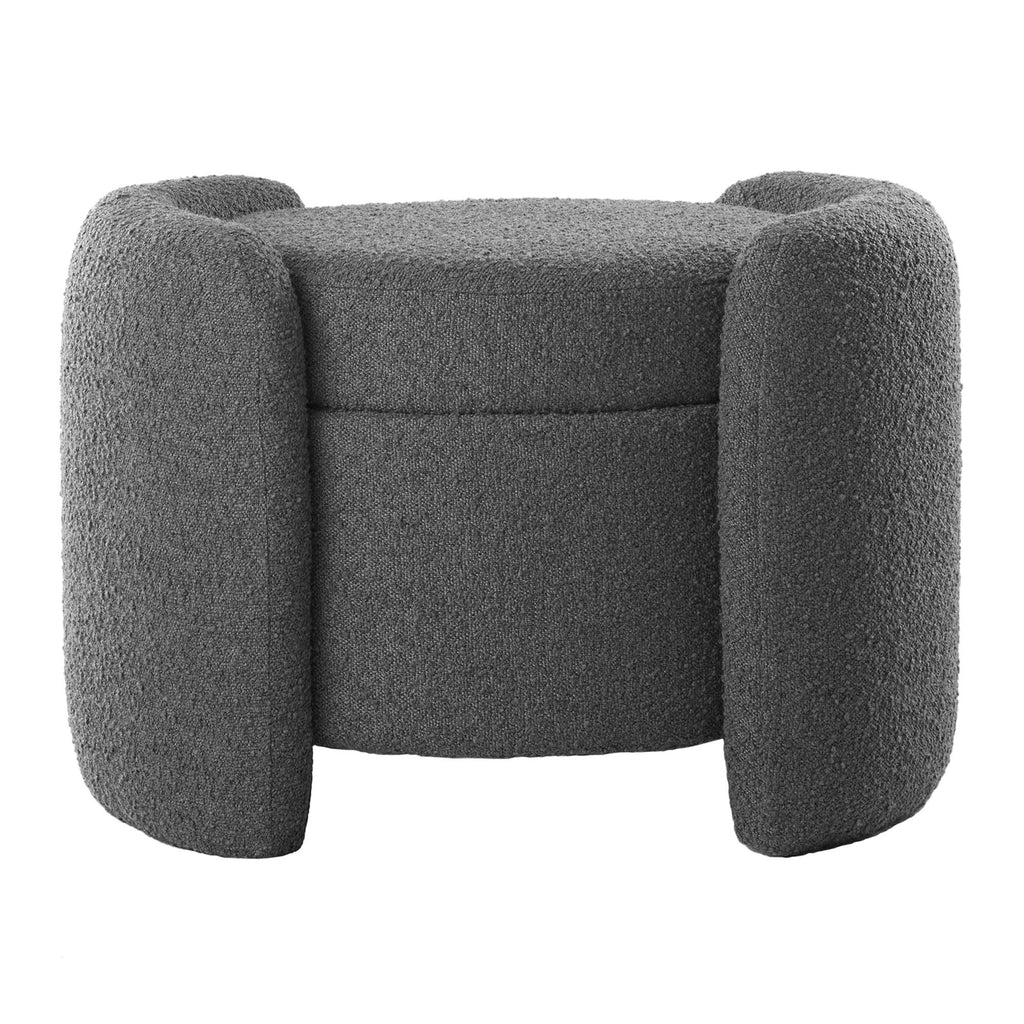 Nebula Boucle Upholstered Ottoman by Modway