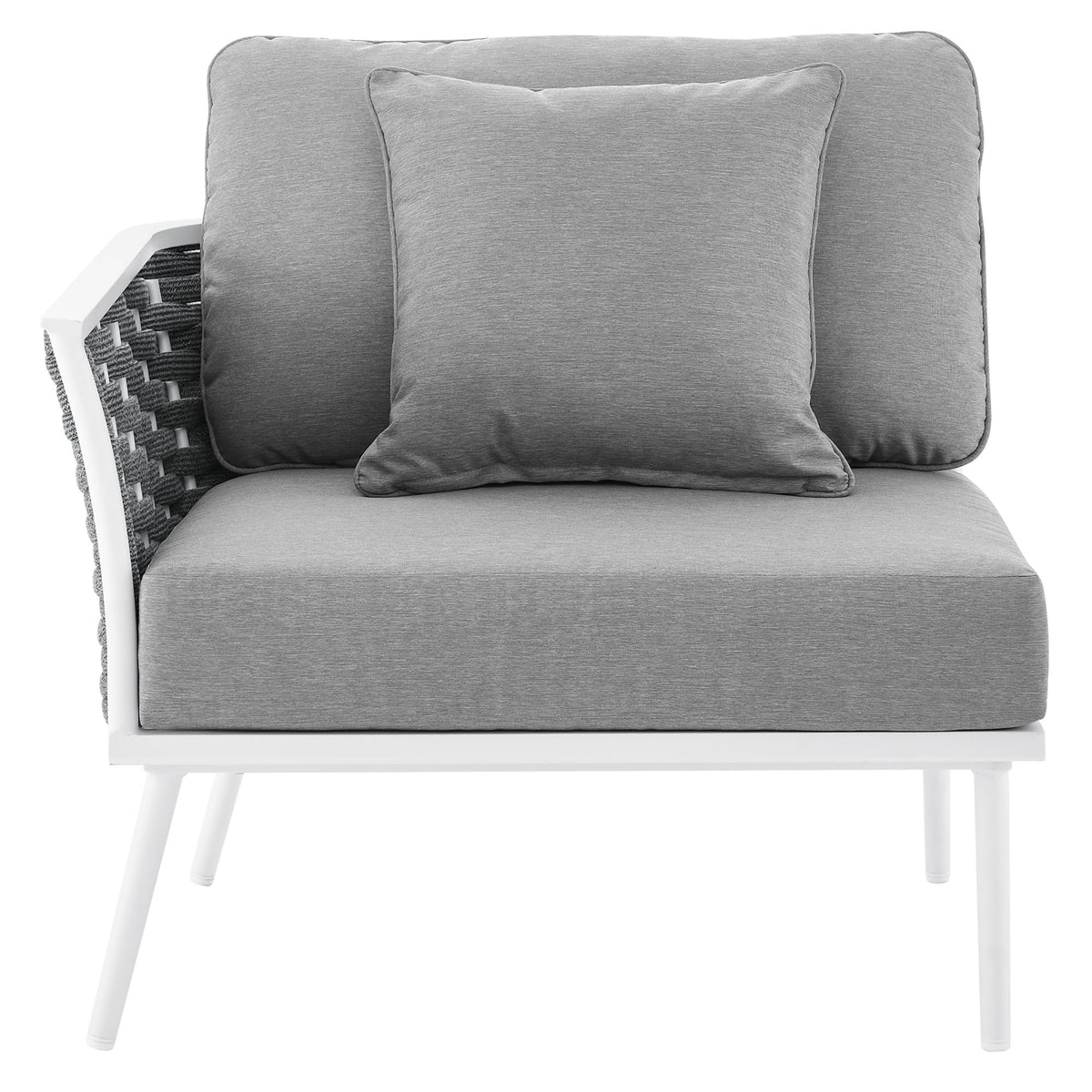 Stance Outdoor Patio Aluminum Left-Facing Armchair by Modway