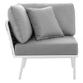 Stance Outdoor Patio Aluminum Corner Chair by Modway