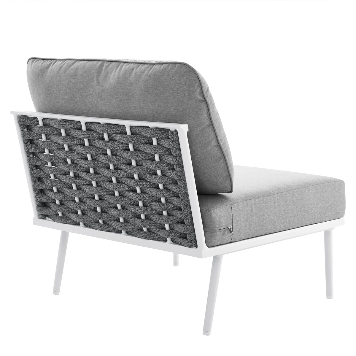 Stance Outdoor Patio Aluminum Armless Chair by Modway