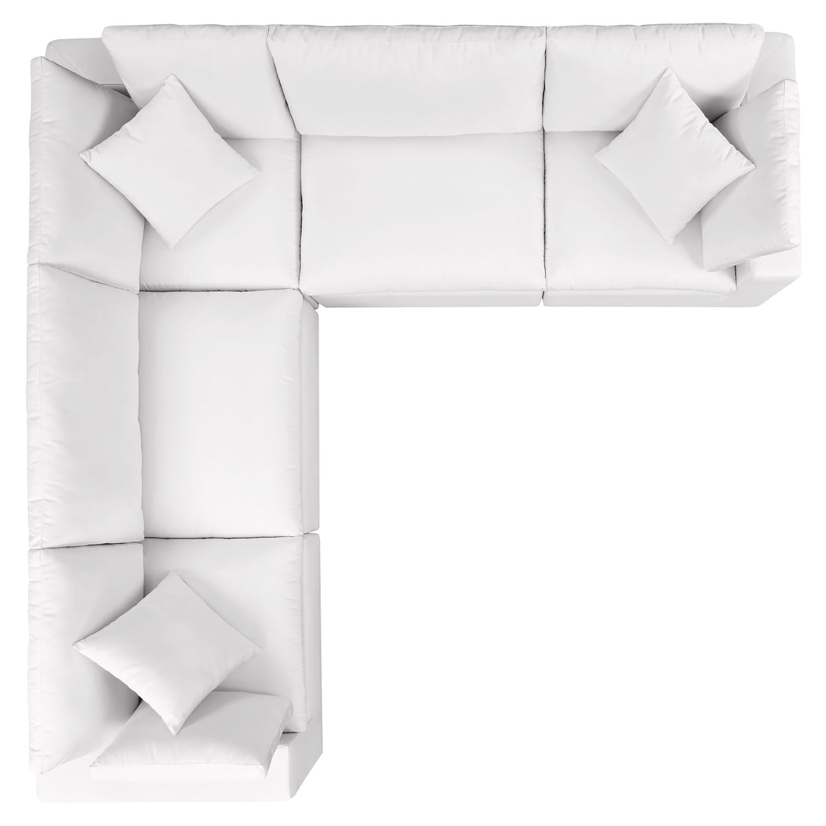 Commix 5-Piece Outdoor Patio Sectional Sofa by Modway