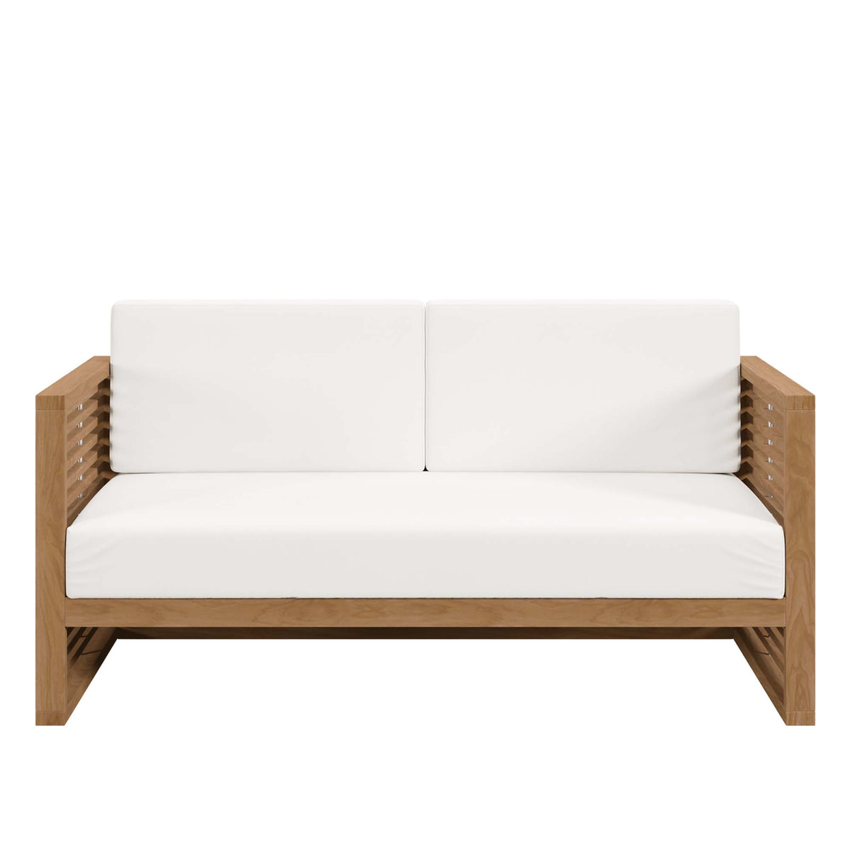 Carlsbad Teak Wood Outdoor Patio Loveseat by Modway