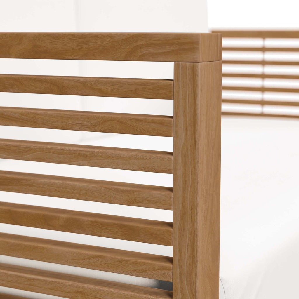 Carlsbad Teak Wood Outdoor Patio Loveseat by Modway