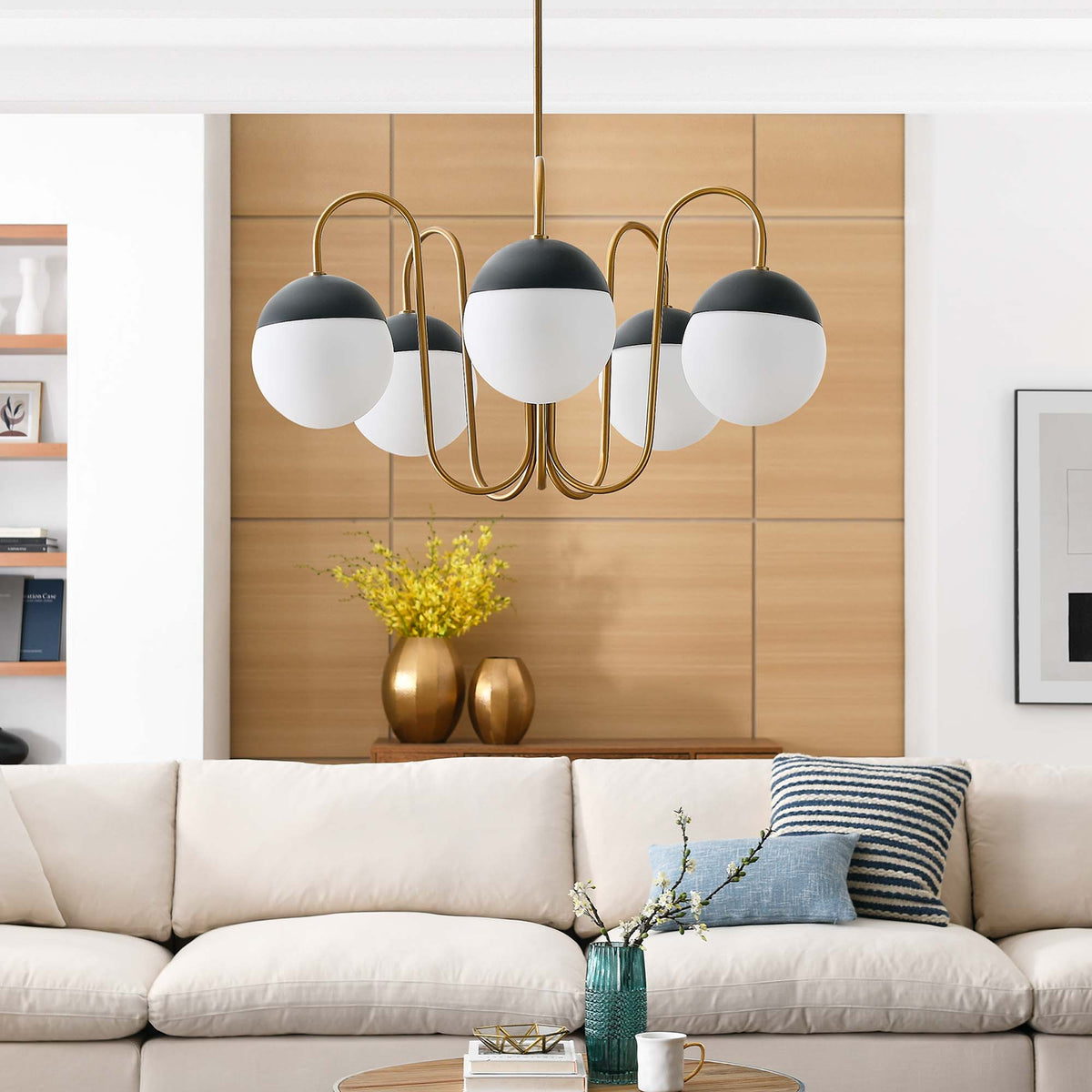 Stellar 5-Light Chandelier by Modway
