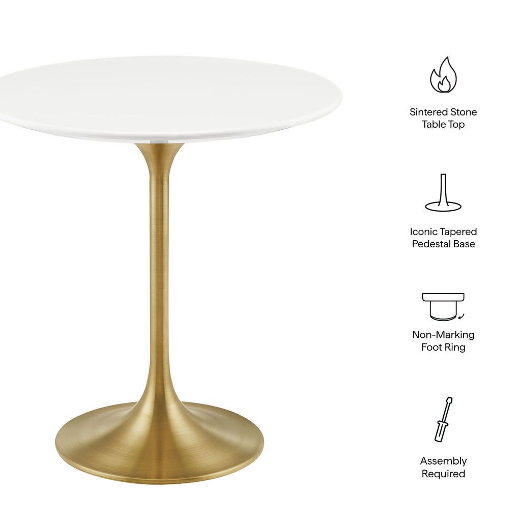 Lippa 20" Round Wood Side Table by Modway