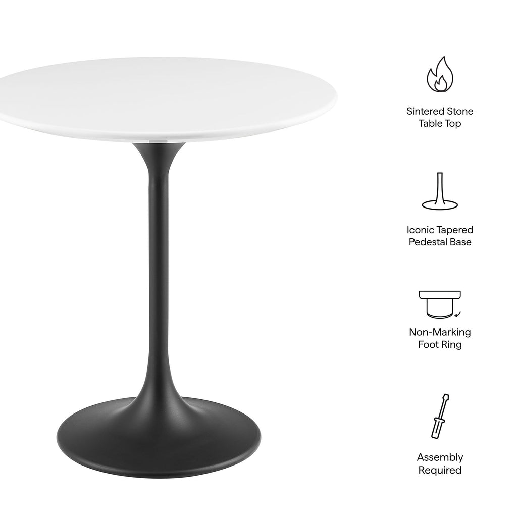 Lippa 20" Round Wood Side Table by Modway