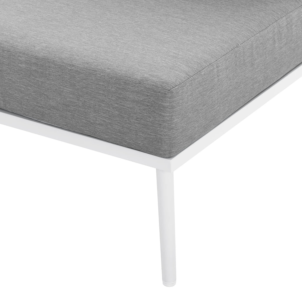 Stance Outdoor Patio Aluminum Large Sectional Sofa by Modway