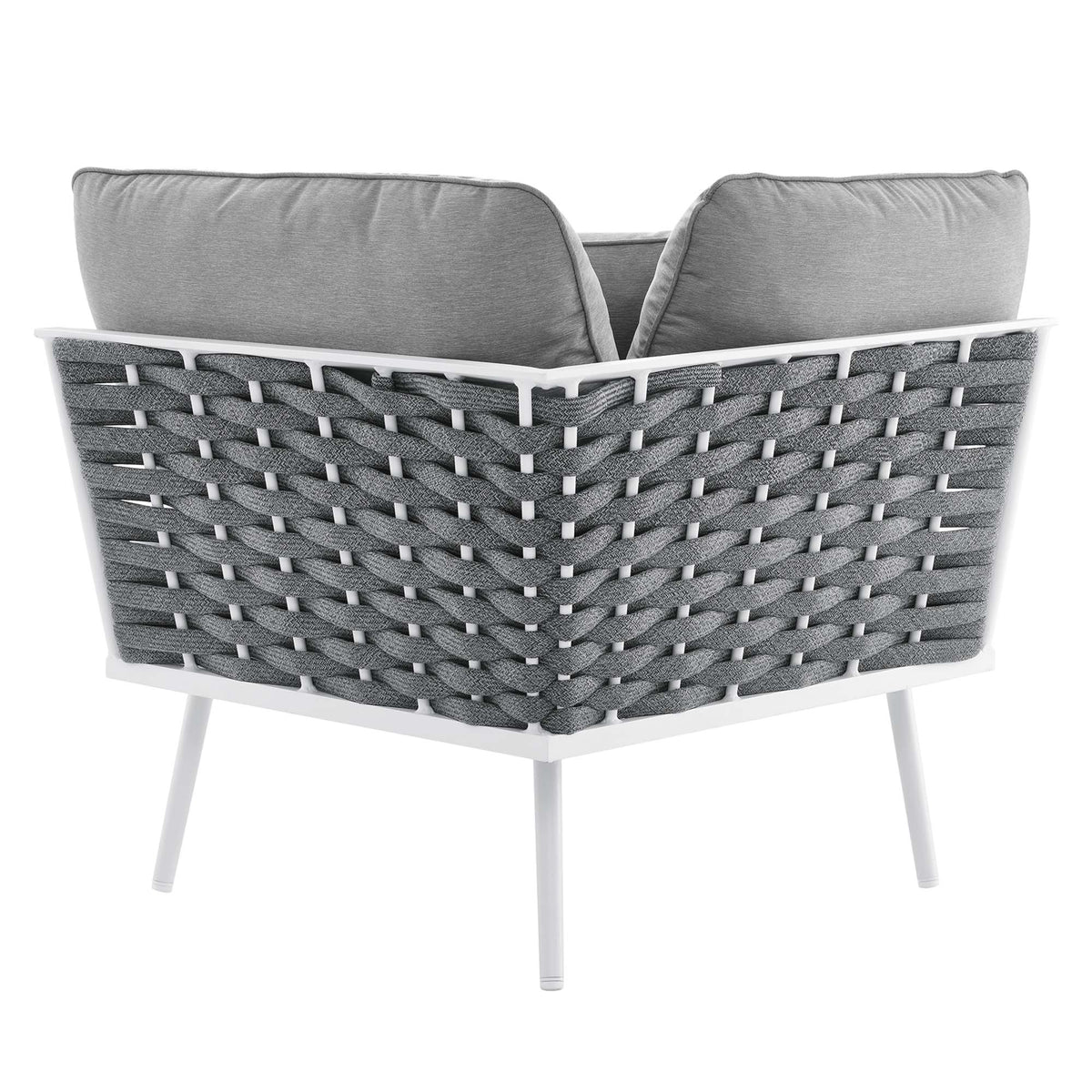 Stance 7 Piece Outdoor Patio Aluminum Sectional Sofa Set by Modway