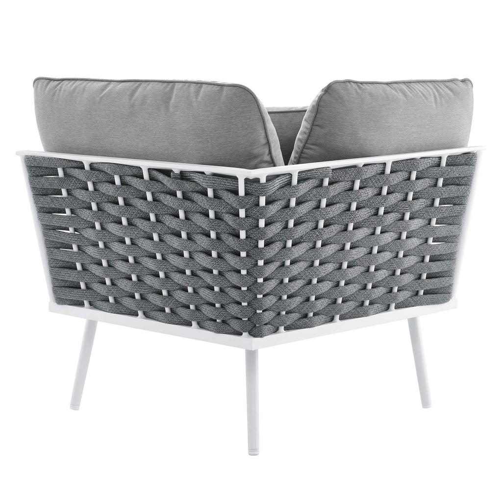 Stance 9 Piece Aluminum Outdoor Patio Aluminum Sectional Sofa Set by Modway