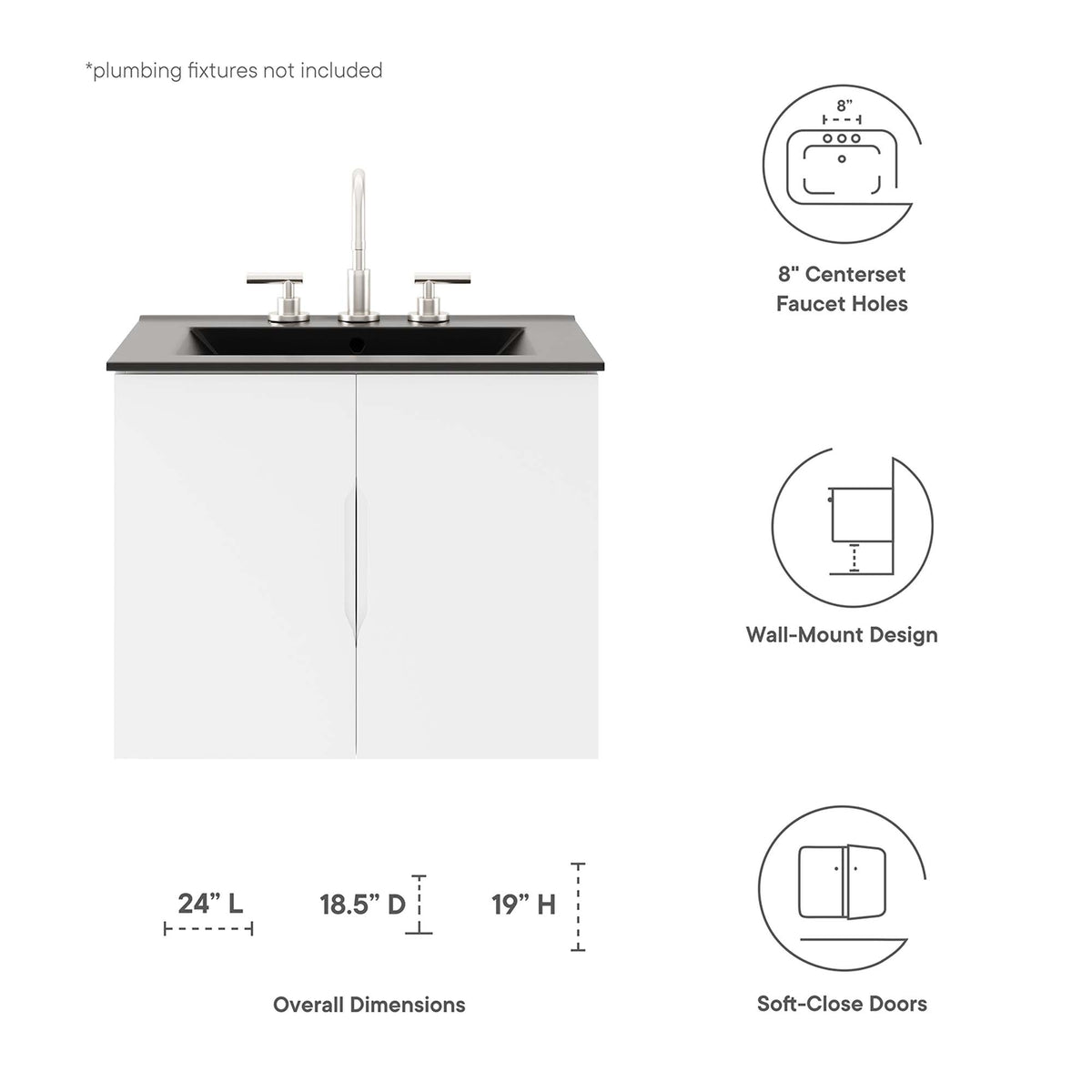 Vitality 24" Bathroom Vanity by Modway