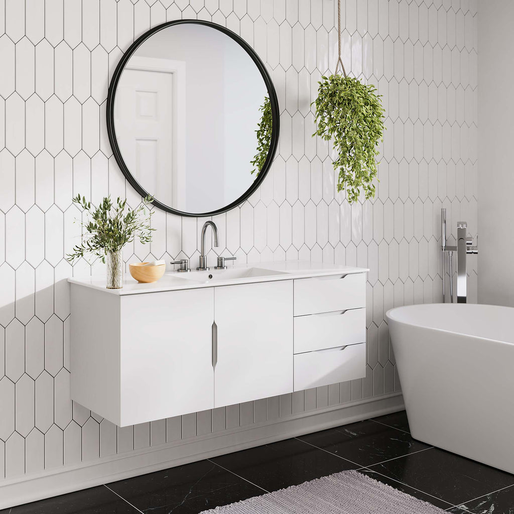 Vitality 48" Single Sink Bathroom Vanity by Modway