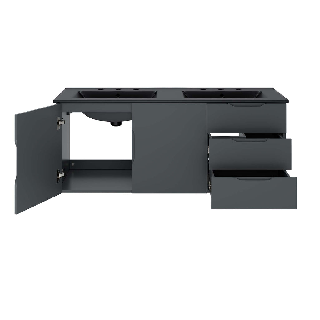 Vitality 48" Double Sink Bathroom Vanity by Modway